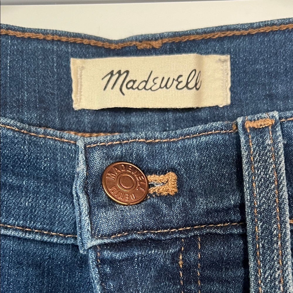 Madewell dark blue cali Demi-boot Jeans - Picture 2 of 6